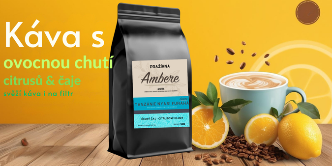 Káva s ovocnou chutí citrusů & čaje Lahodná káva i na filtr